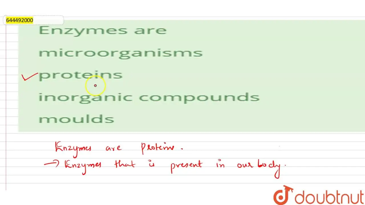 [Malayalam] Enzymes are
