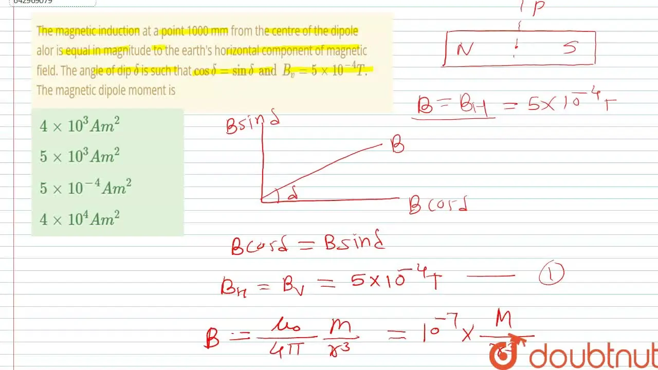 [Marathi] The induction at a point 1000 mm from the centre of