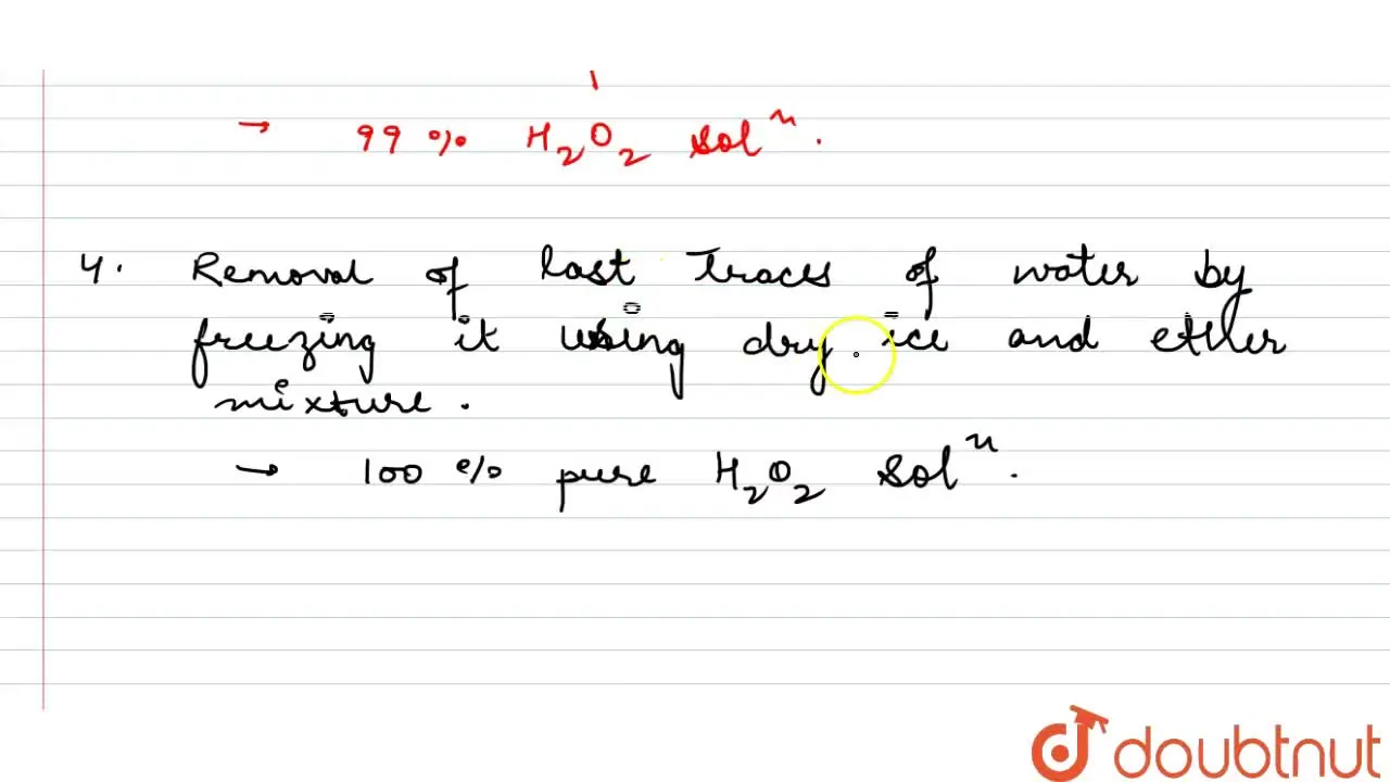 Why can dilute solutions of hydrogen peroxide not be concentrated b