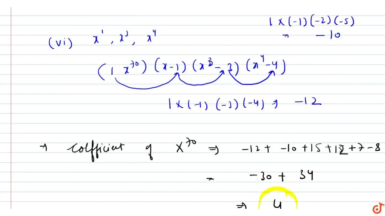 The coefficient of x^70 in the product (x-1)(x^2-2)(x^3-3)....(x^12-12