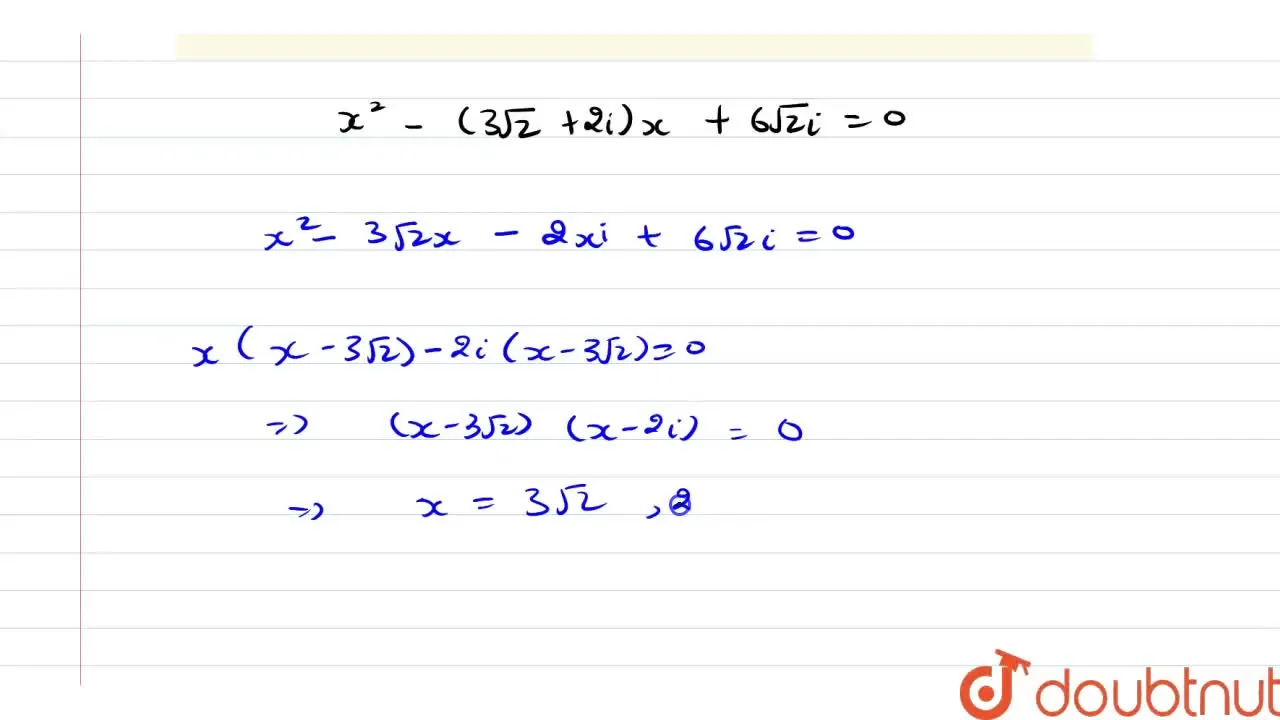 solve-the-following-equation-by-factorization-method-x-2-3sqrt-2