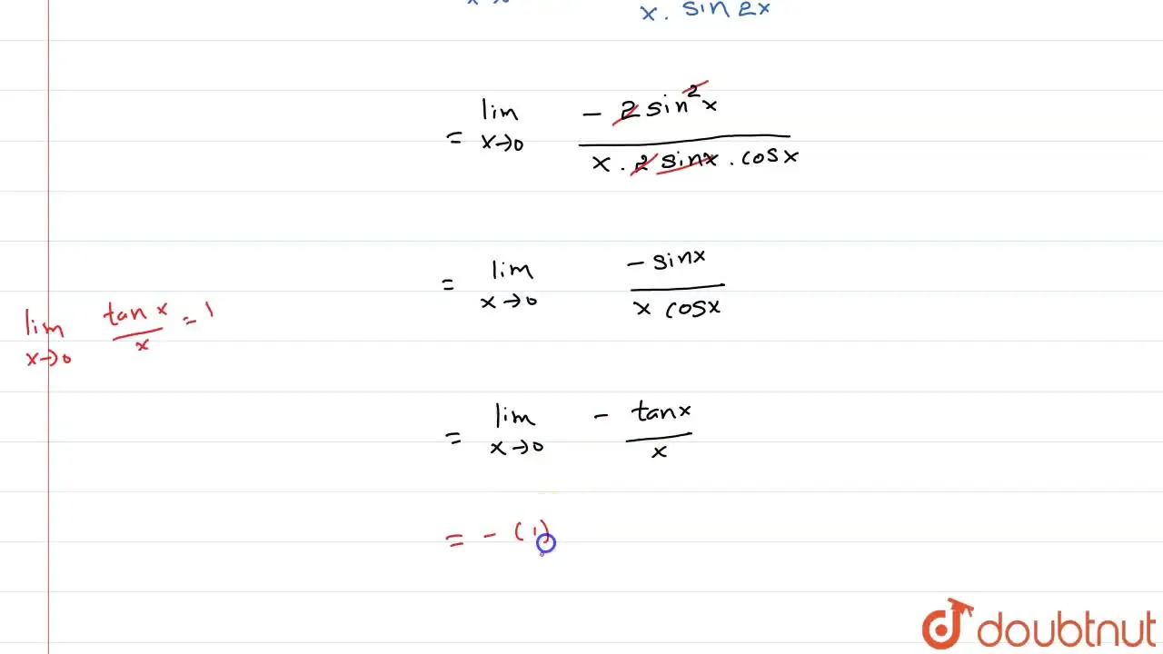 [Tamil] Evaluate lim(xto0) (cot2xcosec2x)/(x).
