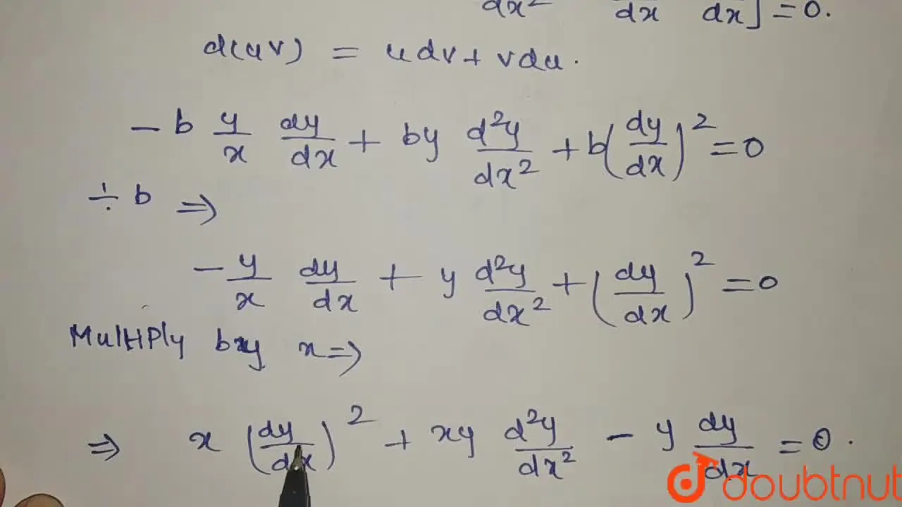 [Tamil] The form of the differential equation of the central conics