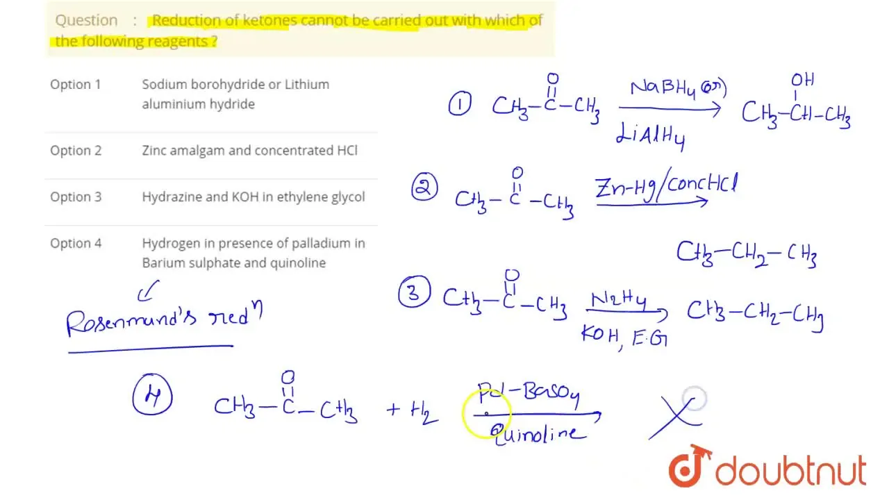 [Telugu] Hydrazine and KOH in ethylene glycol