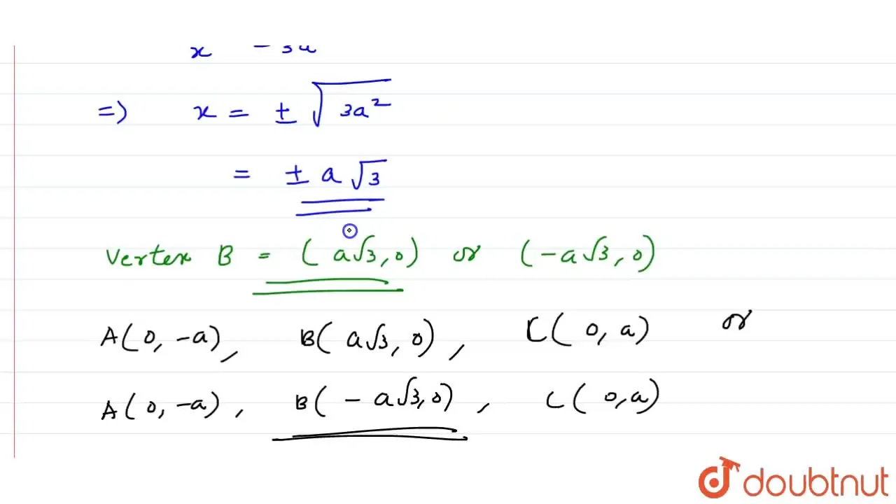 [Malayalam] The base of an equilateral triangle with side 2a lies alon