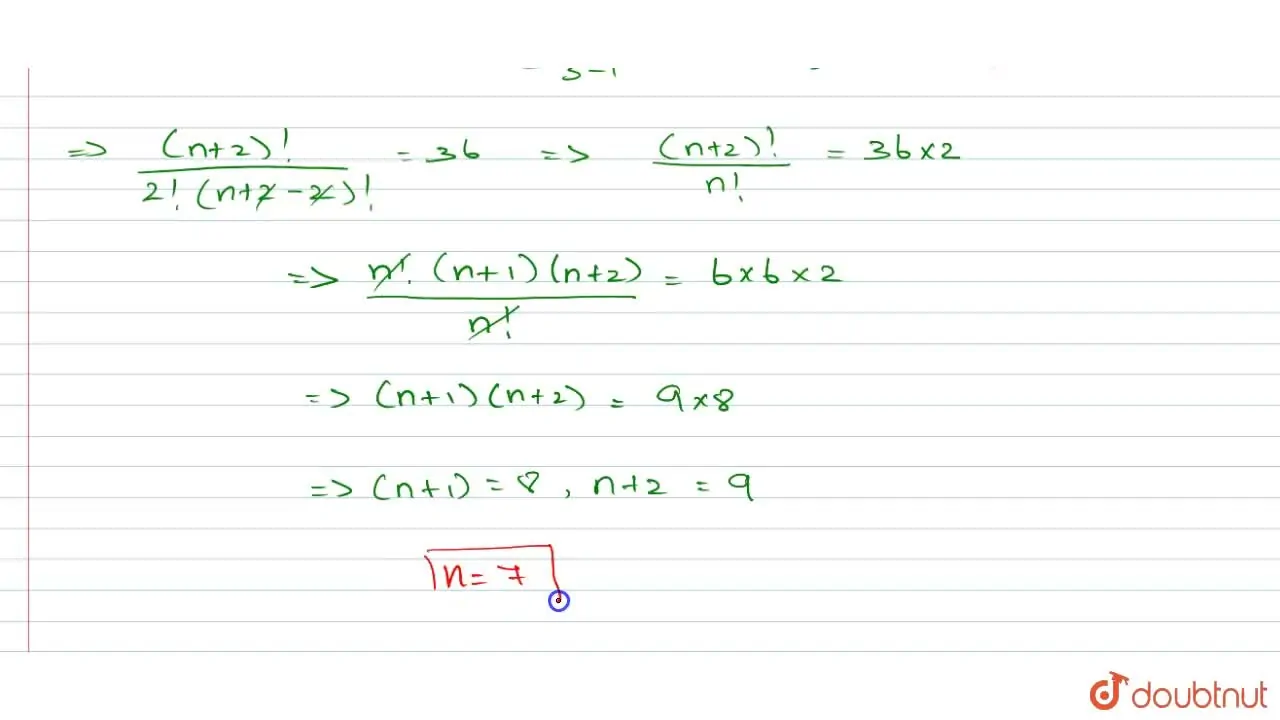 [Tamil] If the number of terms in the expansion of (x+y+z)^n are 36, t