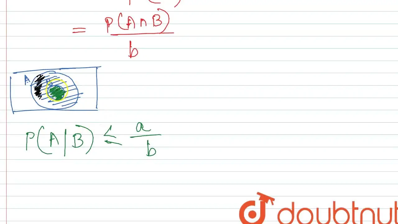 [Bengali] If P(A)=a And P(B)=b, Show That P(A/B) Lea/b.