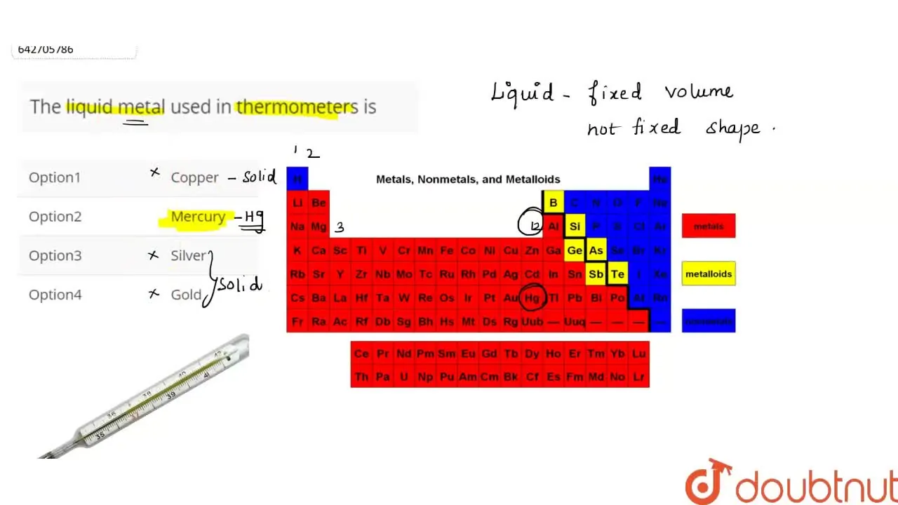 [Tamil] The liquid metal used in thermometers is