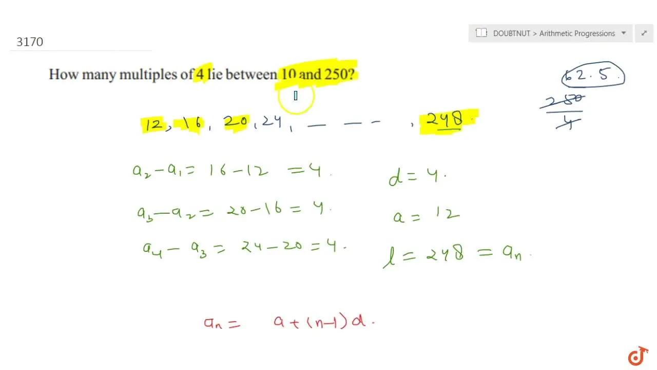 How Many Multiples Of 4 Lie Between 10 And 250   873036.webp