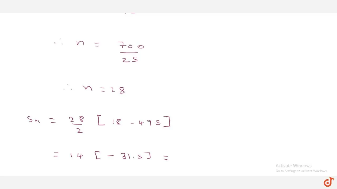 Find the sum: 25+28+31+\ ... \ +100 (ii) 18+15 1/2+13+\ ... +\ (-49