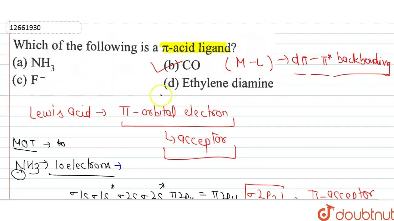 Which of the following is a piacid ligand?