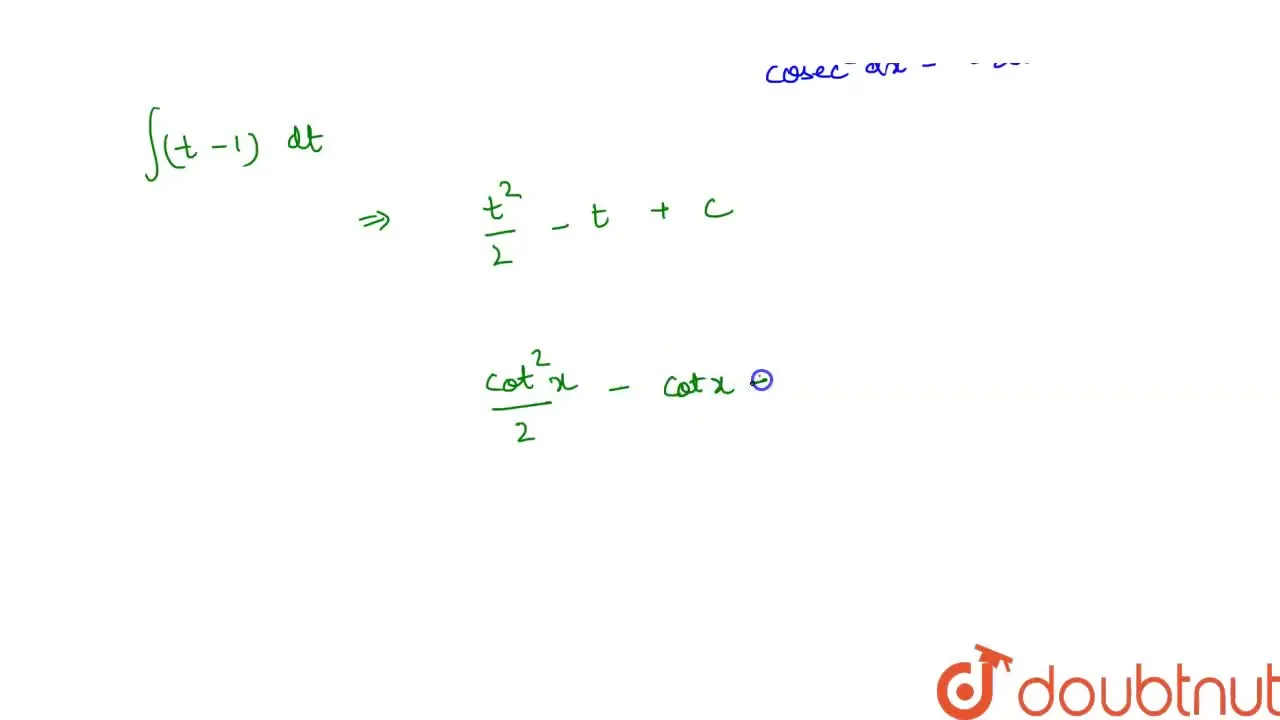 [Kannada] int (1cot x)cosec^(2) x dx equals