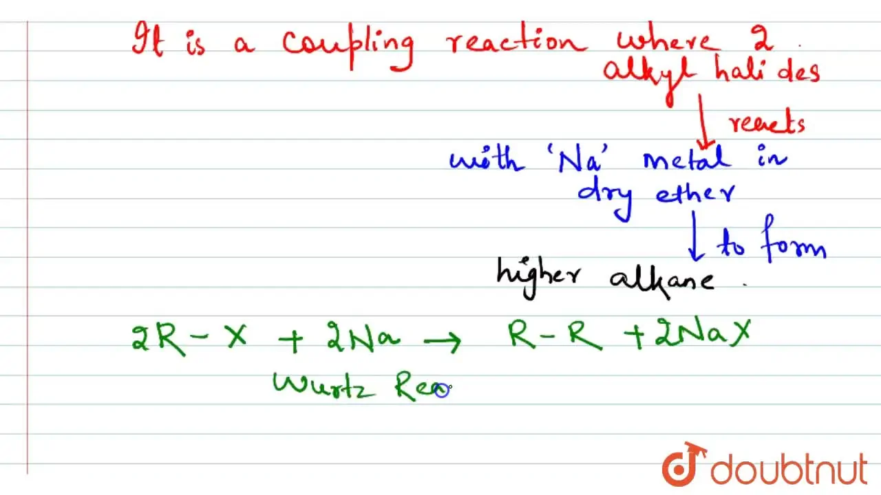 [Odia] Write a note on Wurtz Reaction.