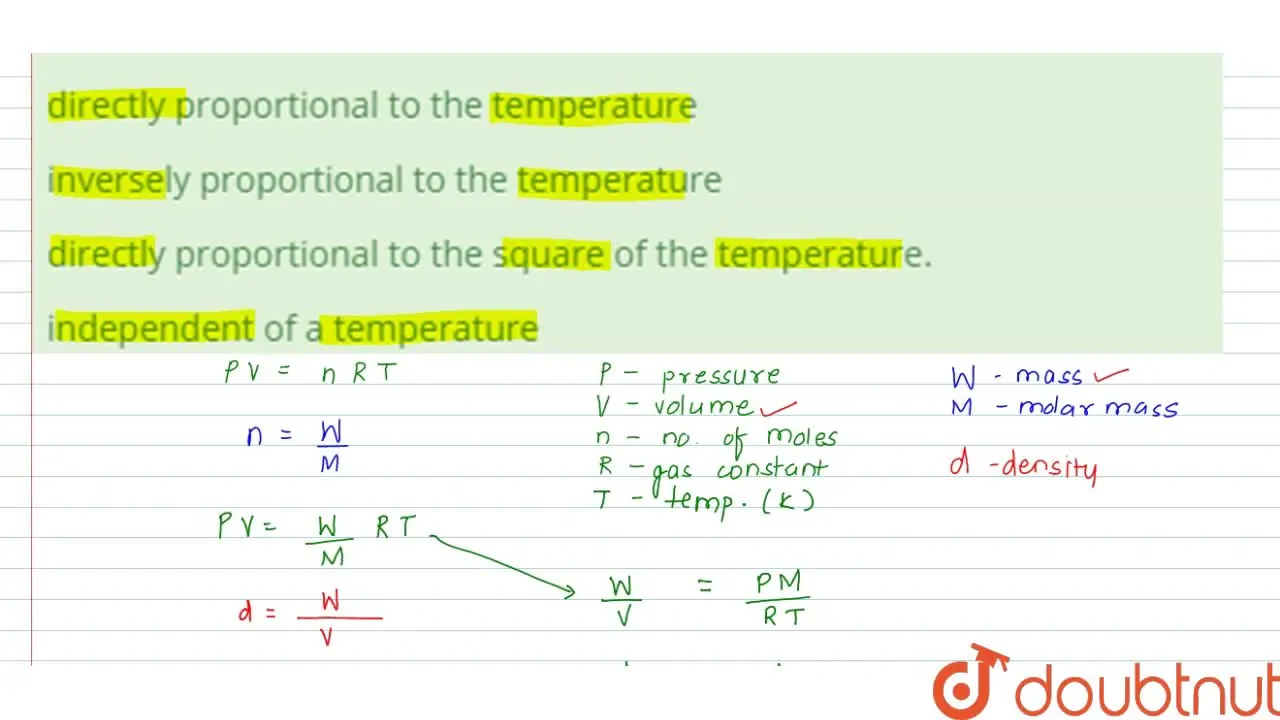 [Marathi] directly proportional to the square of the temperature.