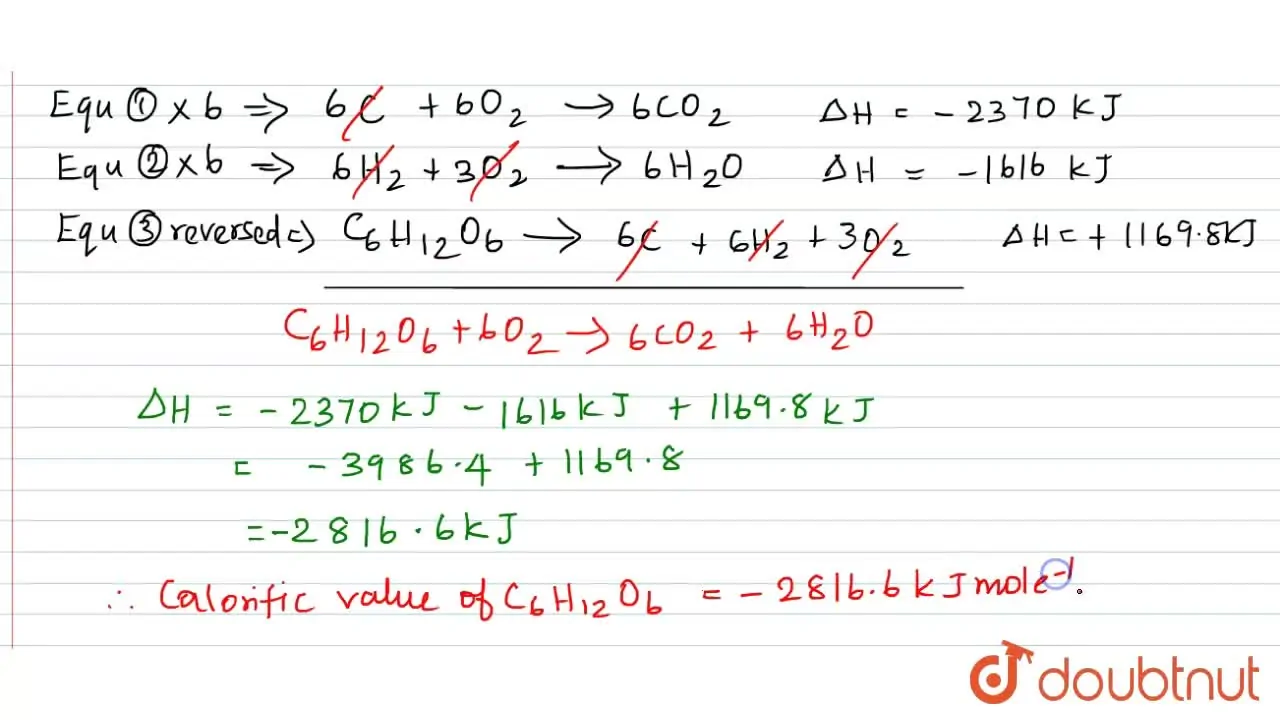 [Tamil] Calculate the heat of glucose and its calorific value from fol
