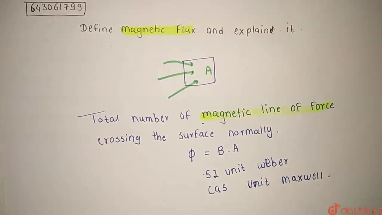 [Marathi] Define flux and explain it.