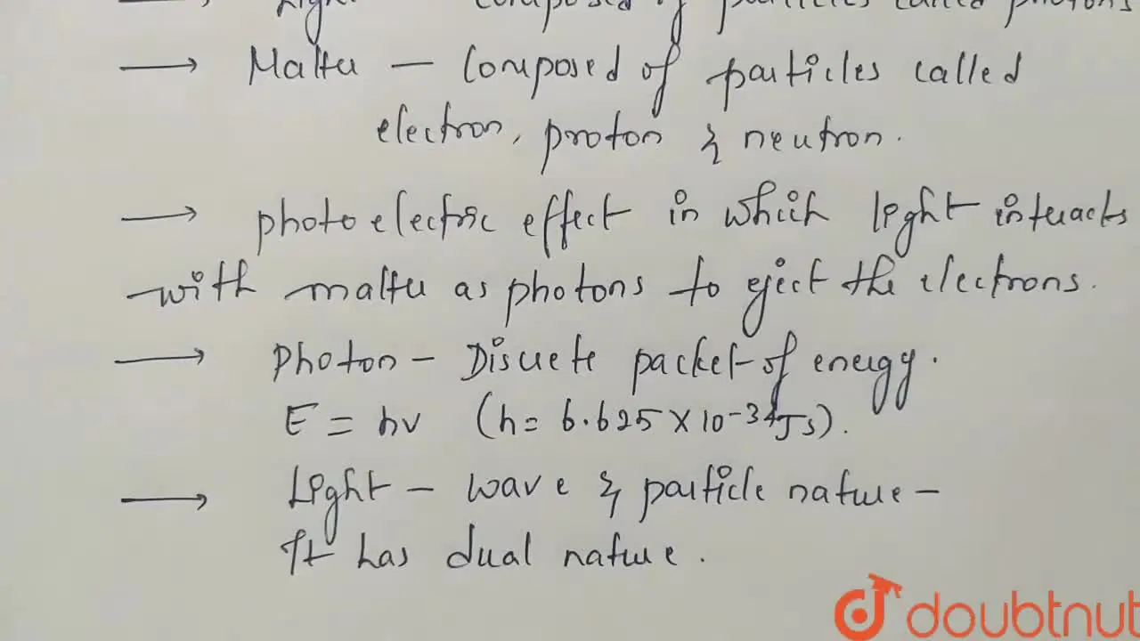 [Tamil] Write a short note on quantum theory of light.