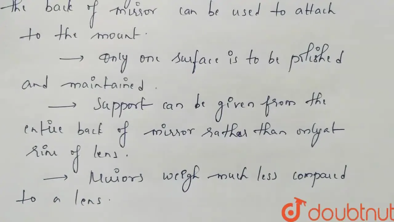 [Tamil] What are the advantages of using a reflecting telescope?