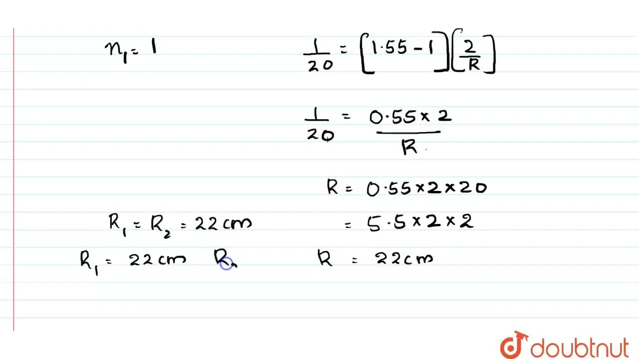 [Malayalam] Doubleconvex lenses are to be manufactured from by a glas