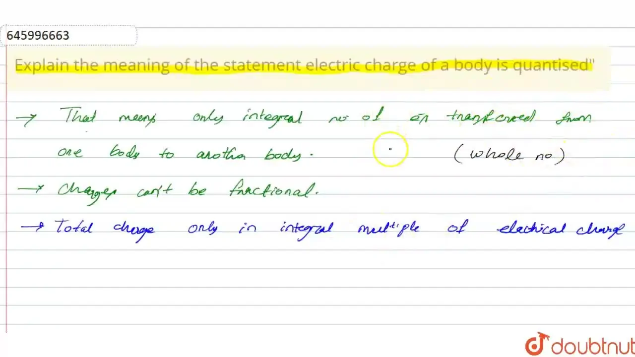 [Odia] Explain the meaning of the statement electric charge of a body