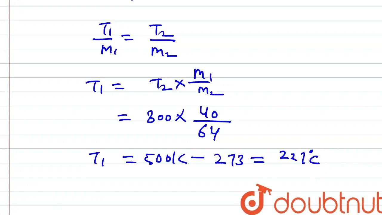 [Punjabi] At what temperature will most probable speed of the molecule