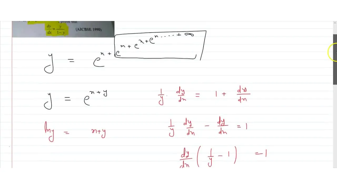 If Y e x e x e x oo prove That dy dx y 1 y if-y-e-x-e-x-e-x-oo-prove-that-dy-dx-y-1-y