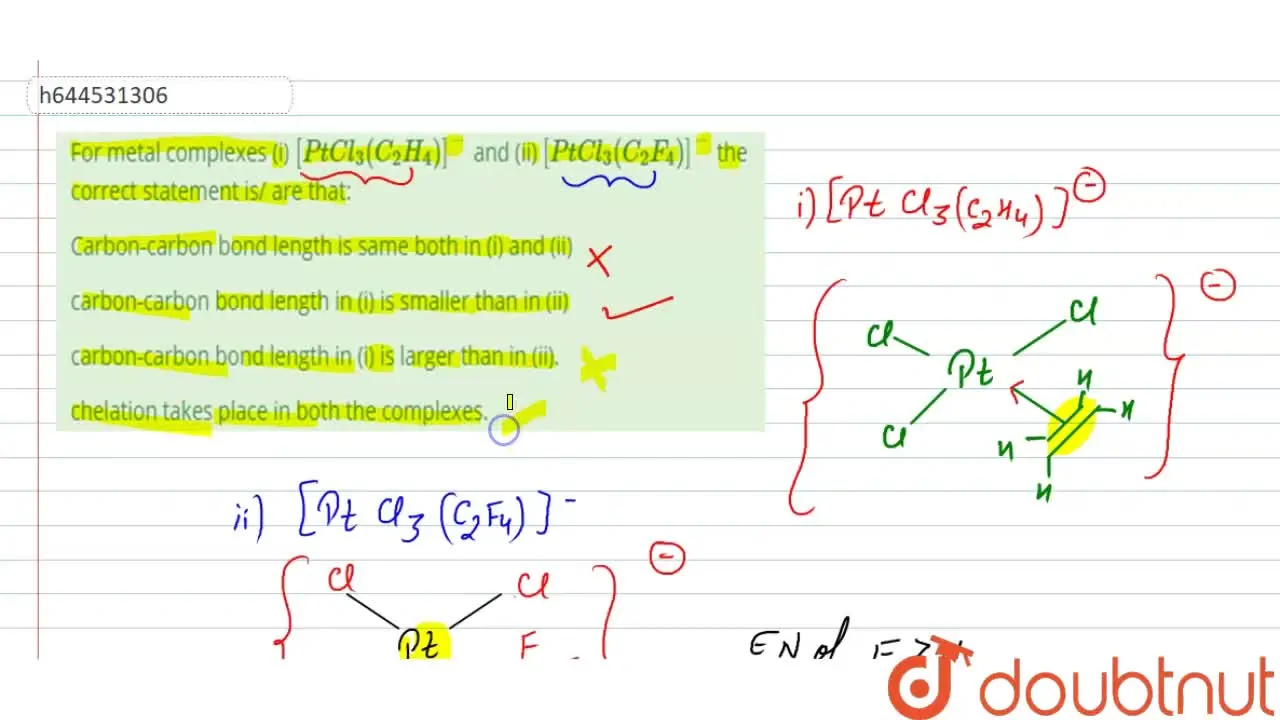 carbon carbon bond length in i is larger than in ii