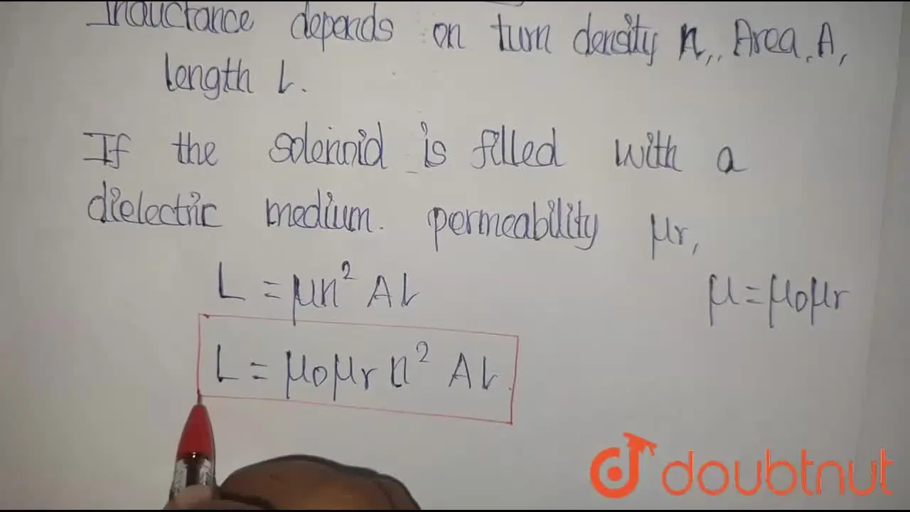 [Tamil] Assuming that the length the of the solenoid is large when com