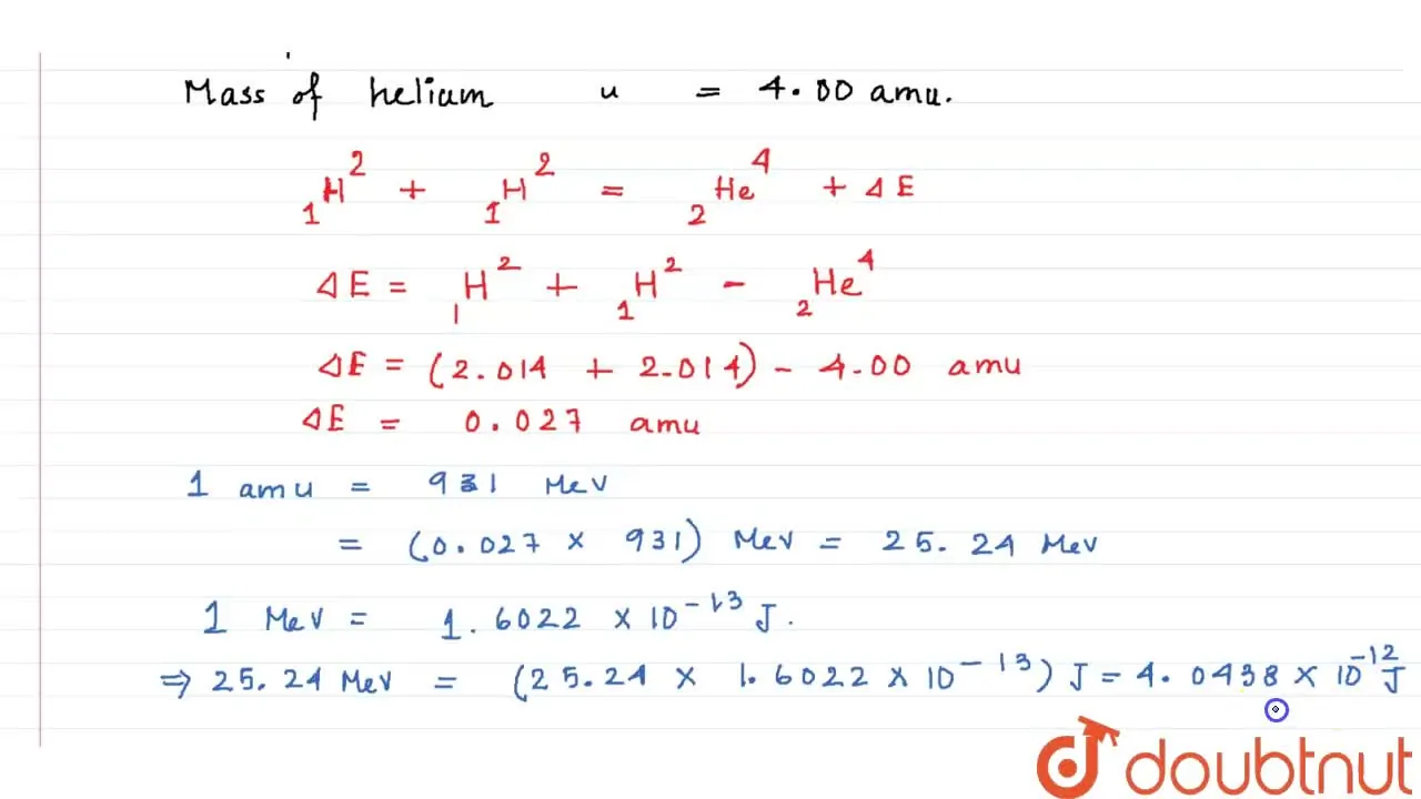 [Bengali] Calculate the energy evolved (in joutes) per molecule of hel