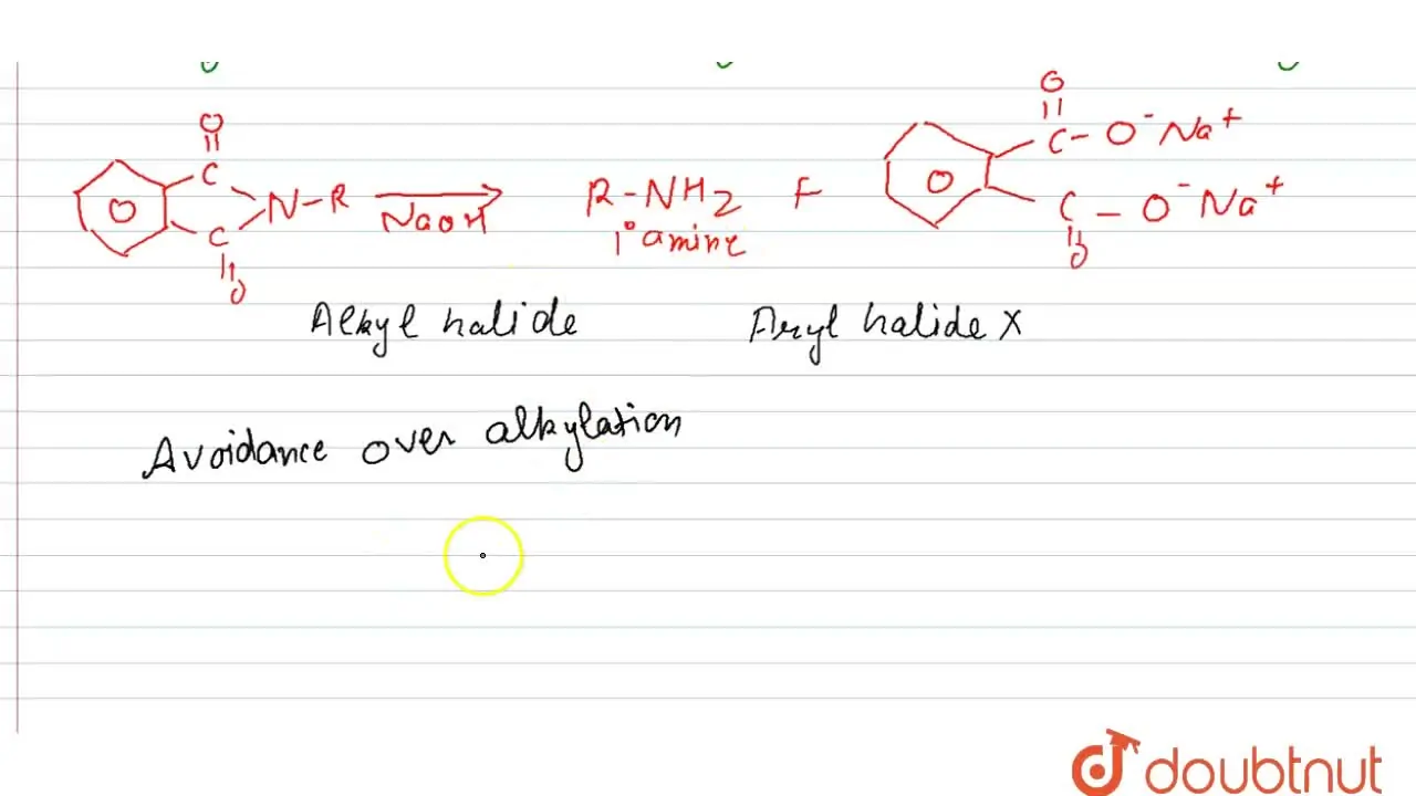 write a note on gabriel phthalimide synthesis