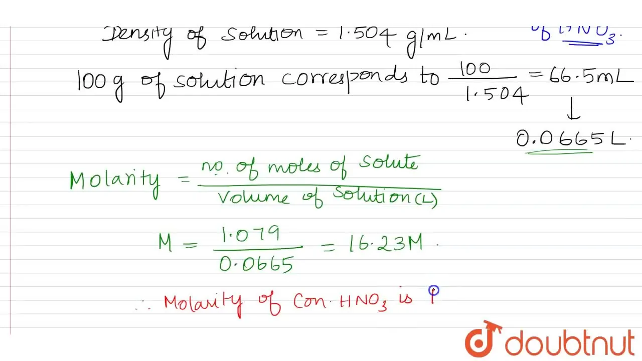 [Tamil] Concentrated nitric acid used in laboratory work is 68 nitric