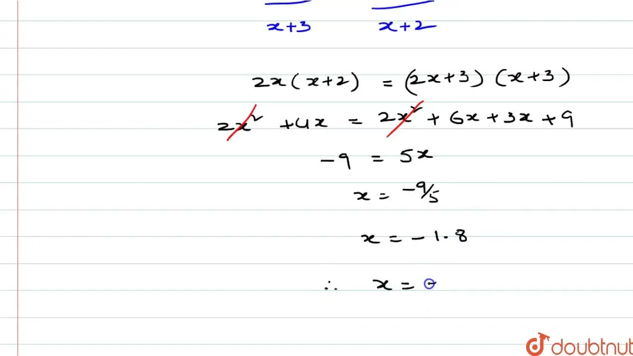 [Telugu] In the given figureLM|\|AB. AL=x + 3,AC=2x, BM=x + 2and BC=2x