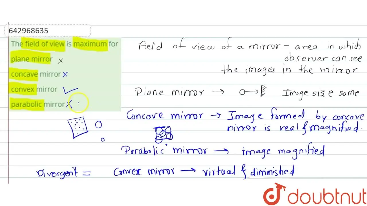 [Marathi] The field of view is maximum for
