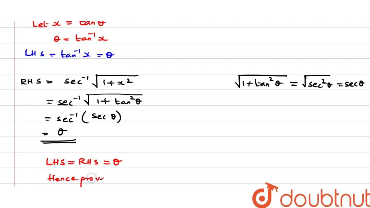  malayalam prove tan 1x sec 1sqrt 1 x 2 