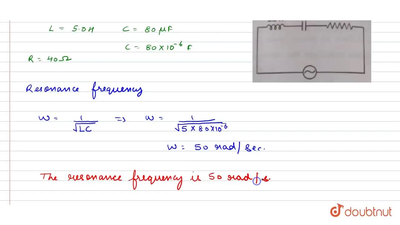 [Punjabi] The given circuit diagram shows a series LCR circuit connect
