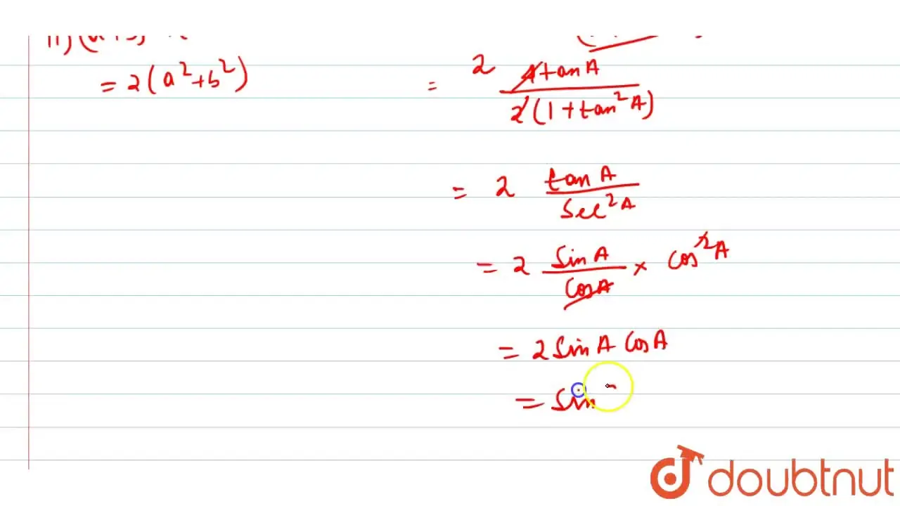 bengali-prove-that-1-tan-2-pi-4-a-1-tan-2-pi-4-a-sin2adot
