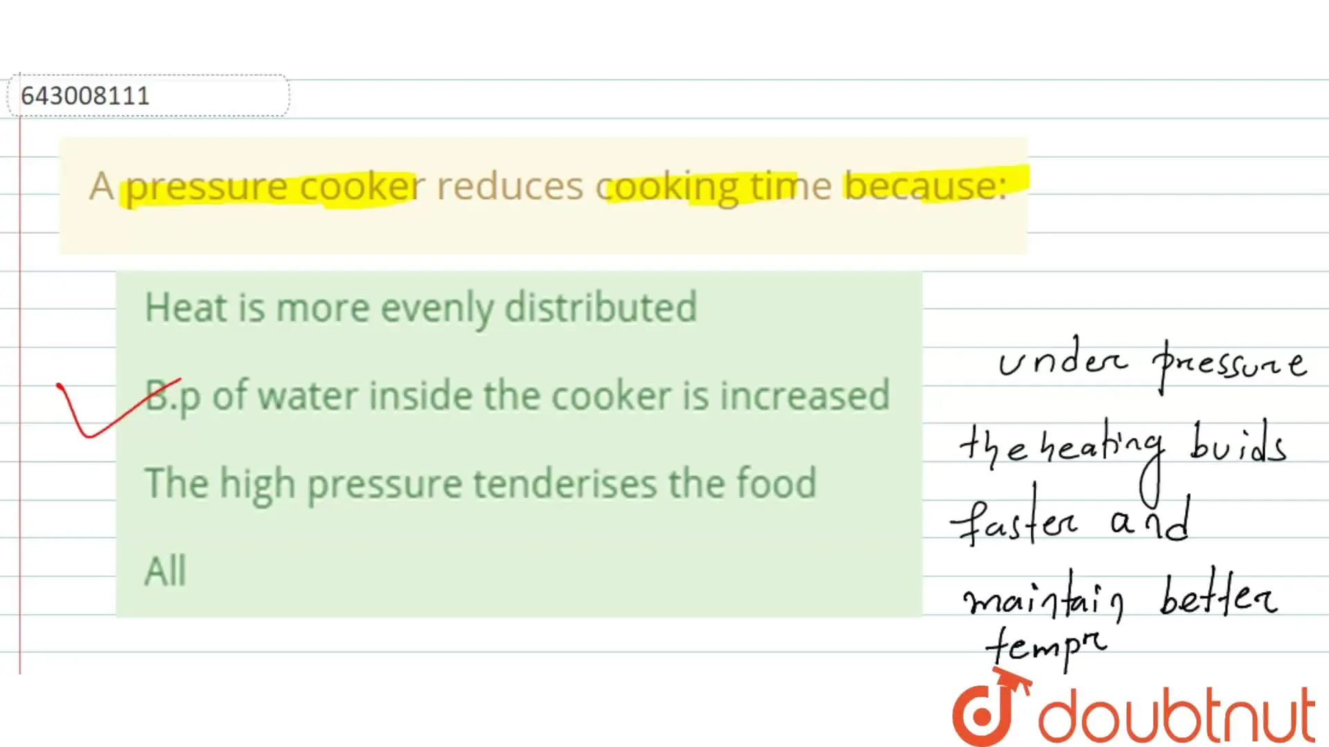 [Odia] A pressure cooker reduces cooking time because