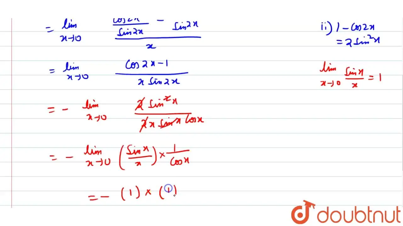 [Bengali] Evaluate lim(x>0)(cot2xcos e c2x)/x