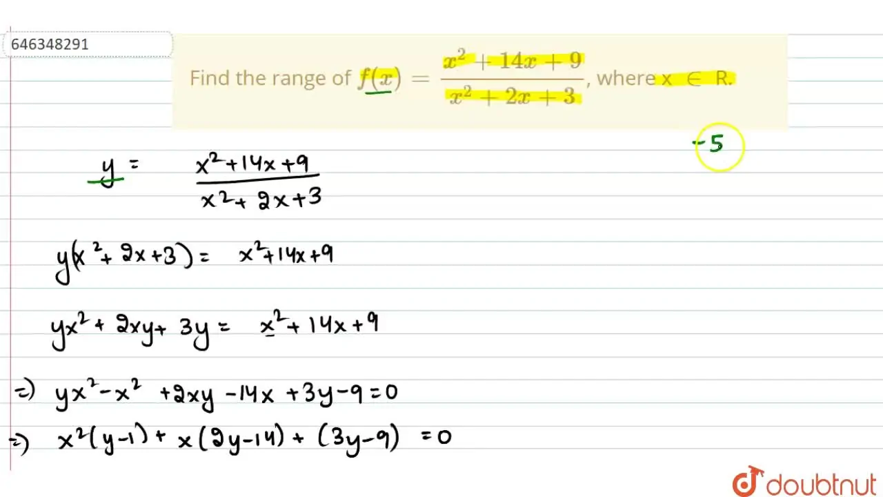 punjabi-find-the-range-of-f-x-x-2-14x-9-x-2-2x-3-where-x-i