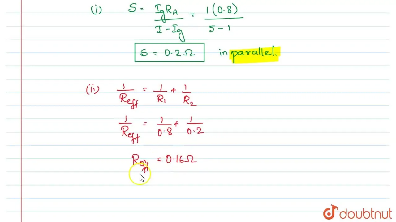 [Kannada] An ammeter of resistance 0.80 Omega can measure current upto